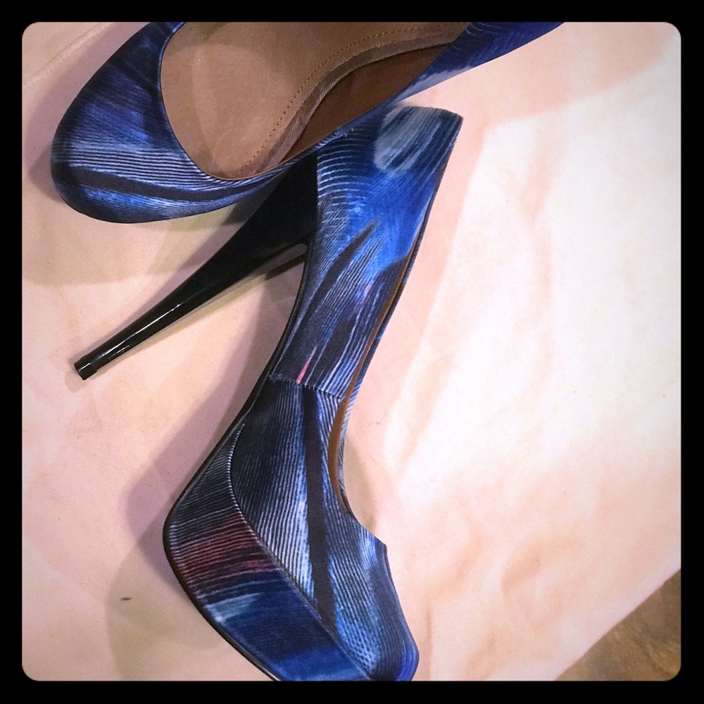 Aldo blue TYE DYE Heel